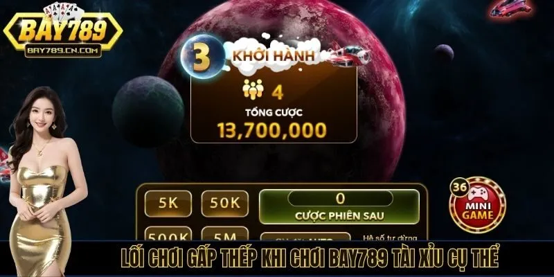 Lối chơi gấp thếp khi chơi Bay789 tài xỉu cụ thể